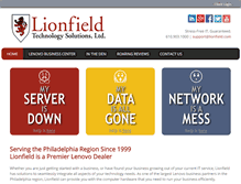 Tablet Screenshot of lionfield.com